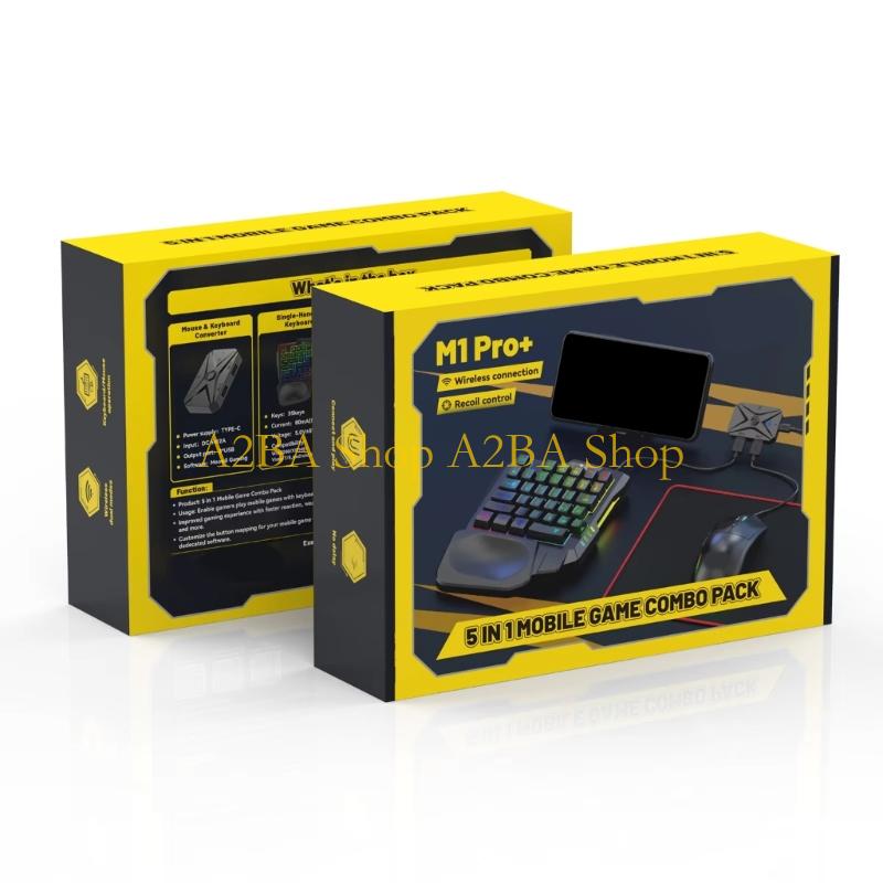 Gaming Keyboard And Mouse Converter For Mobile - Konverter Mouse Keyboard Seluler Nirkabel A2BA