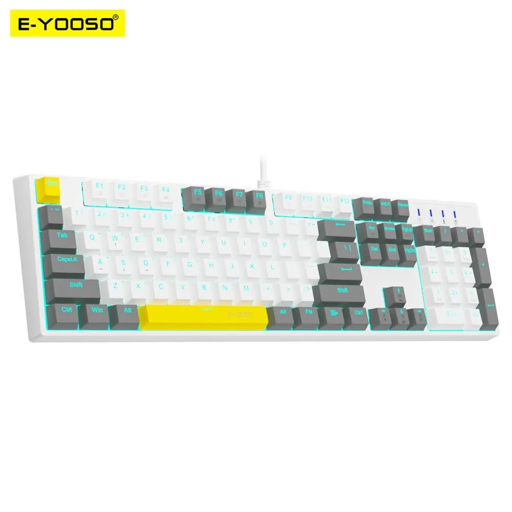 Gaming Keyboard E Yooso - E-YOOSO Z14 USB Mekanis Gaming Kabel