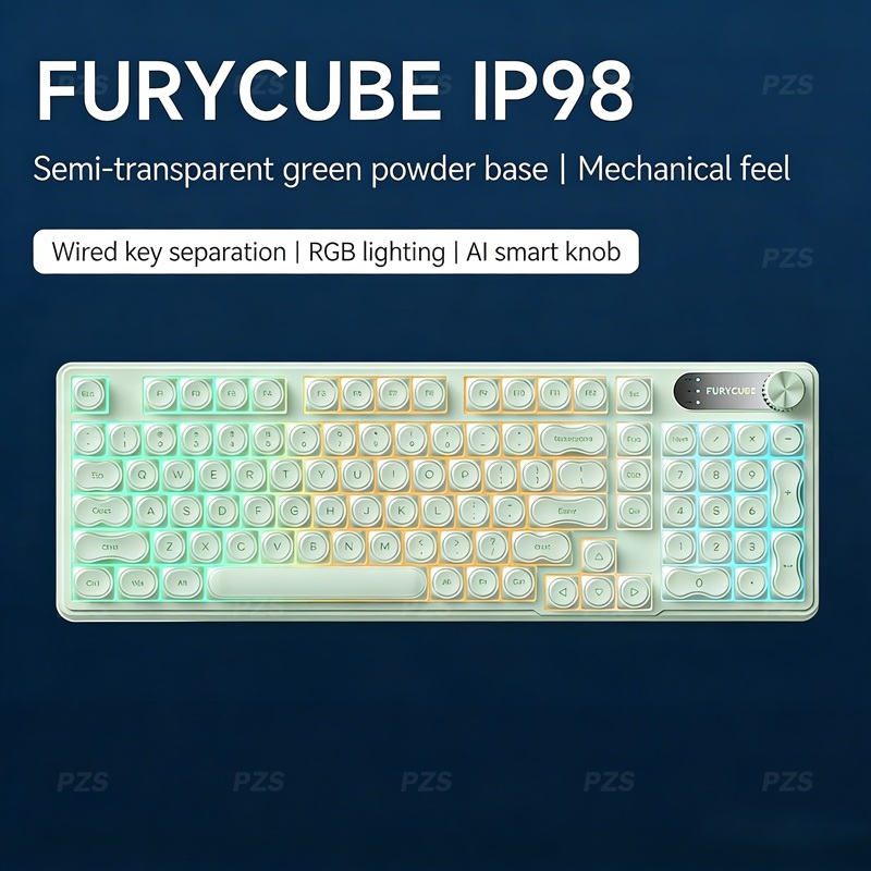 Gaming Keyboard Ip98 - FURYCUBE IP98 Keyboard Membran Gaming Berkabel