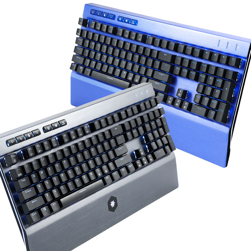 Keyboard Gaming Blue Switch - HEXGEARS GK739 Keyboard Gaming Desain Hot