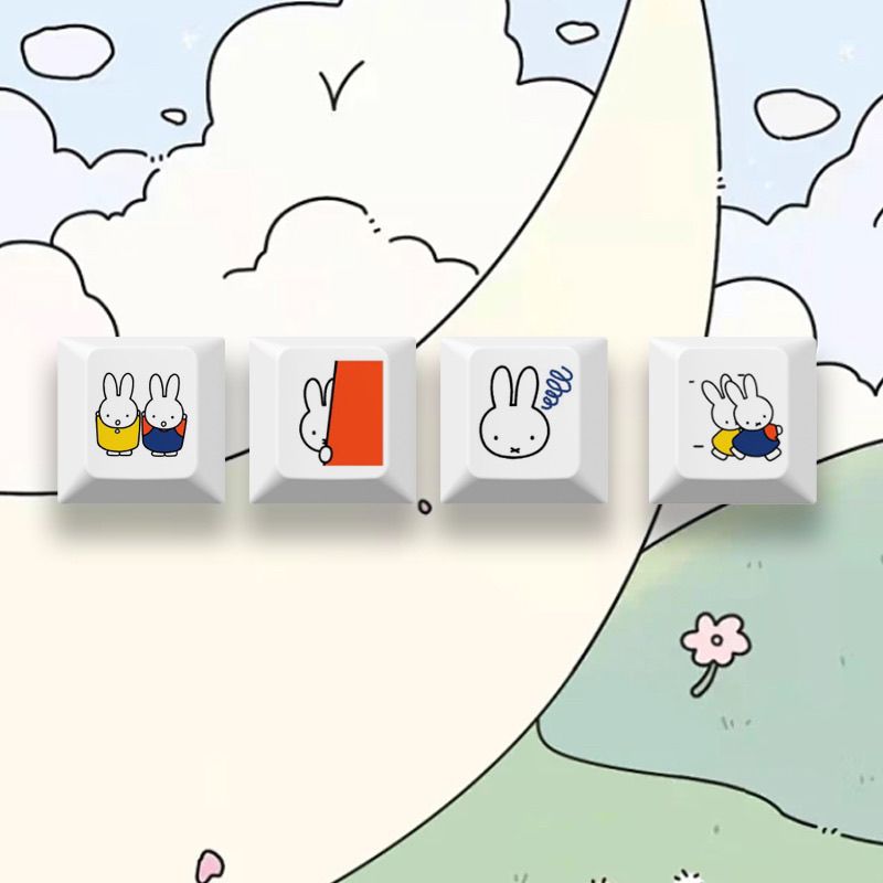 Keycap kelinci Miffy baru, kar - Gaming Keyboard Mechanical ulasan dan harga