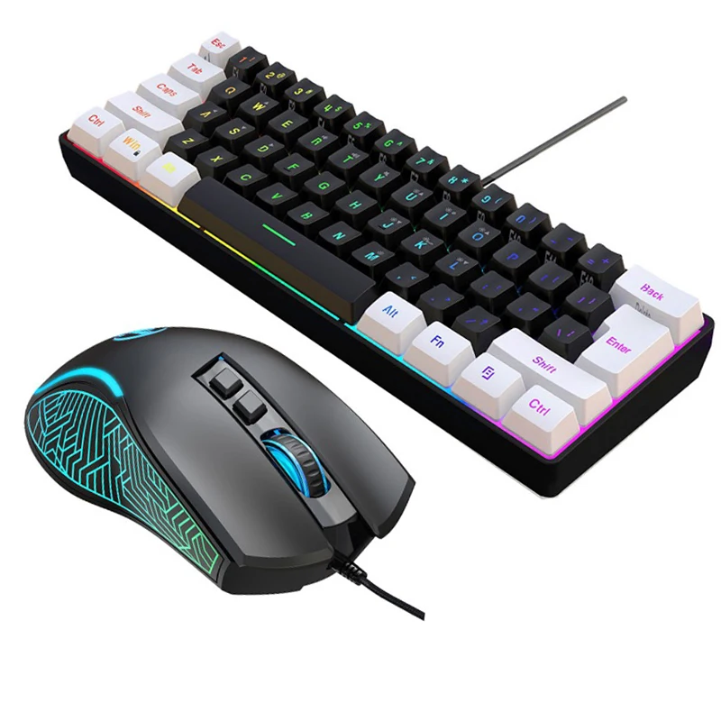 Keyboard dan Mouse 60% Combo K - Gaming Keyboard And Mouse For Xbox ulasan dan harga