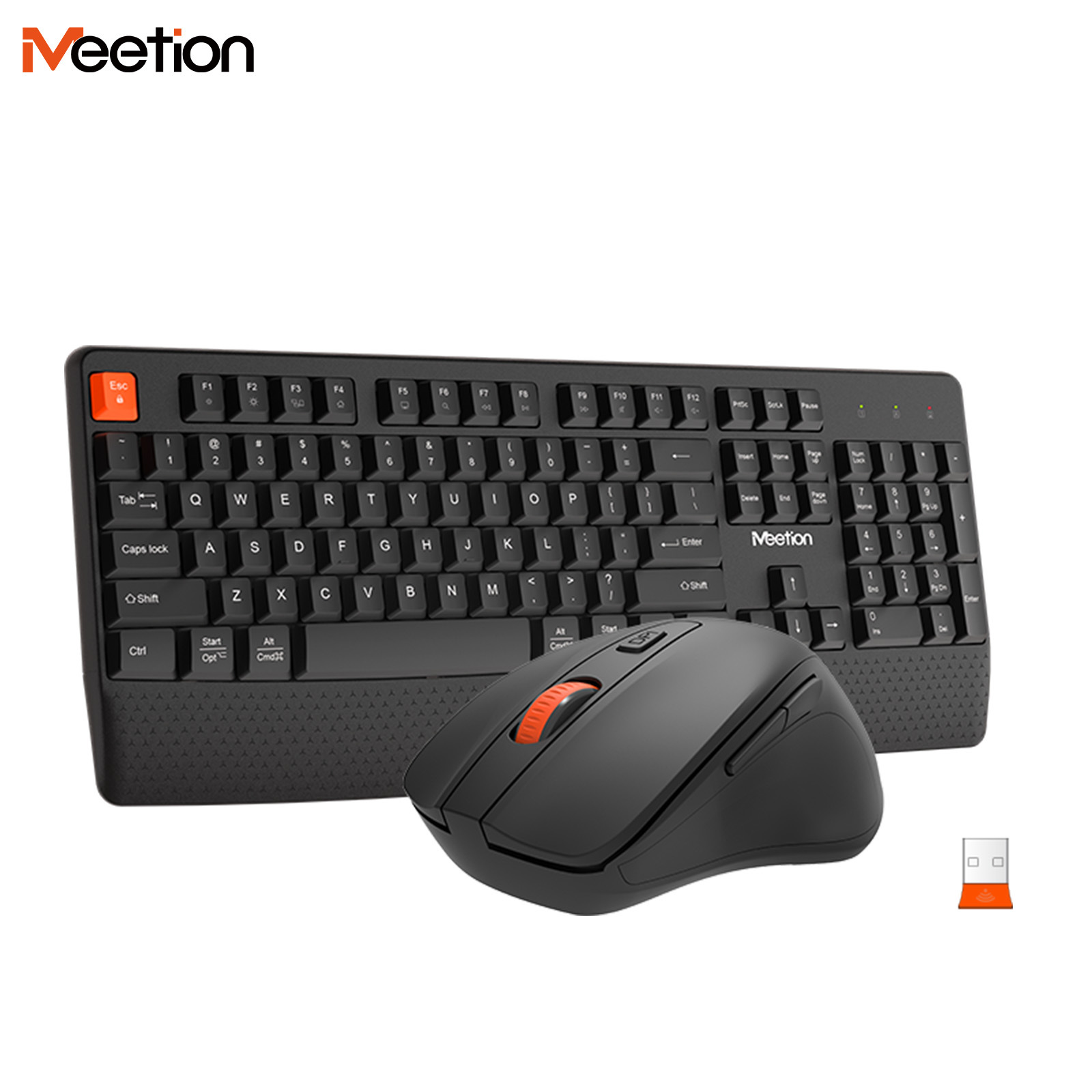 Set Keyboard dan Mouse Nirkabe - Gaming Keyboard No Noise ulasan dan harga