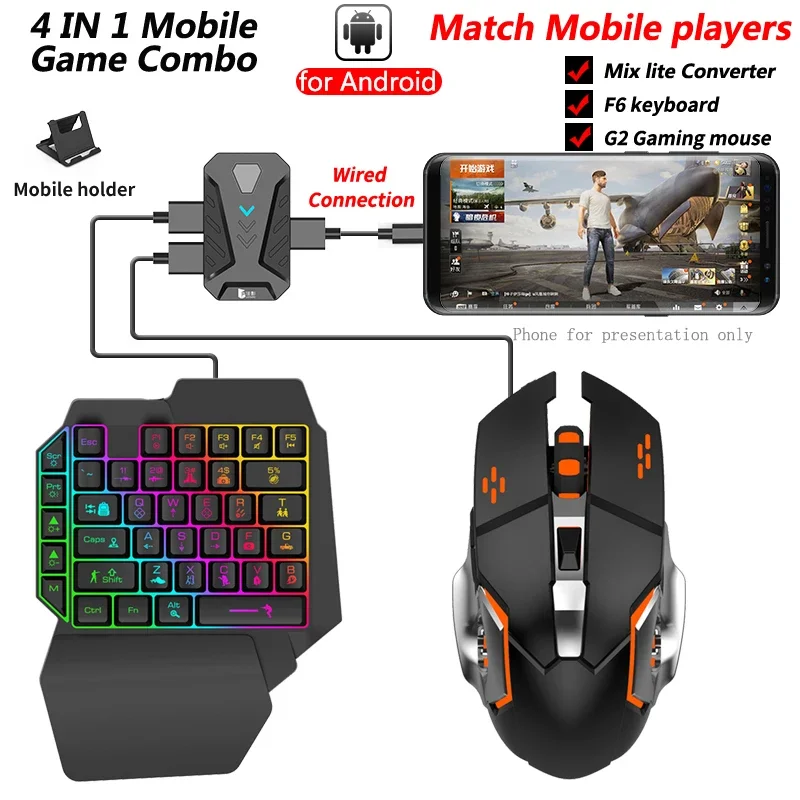 Gamepad Mixlite untuk Ponsel A - Gaming Keyboard And Mouse Converter For Mobile ulasan dan harga