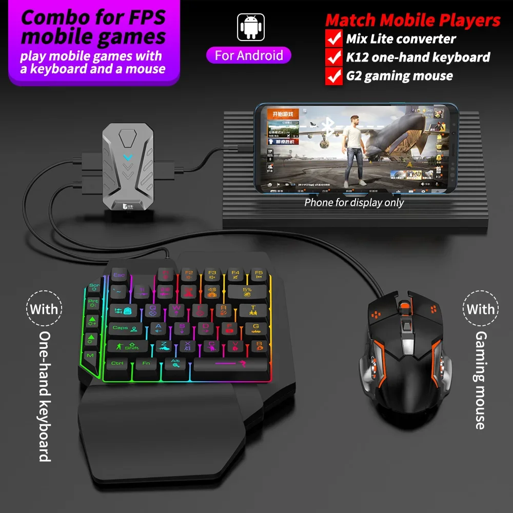 Gamepad Mixlite untuk Ponsel A - Gaming Keyboard And Mouse Converter For Mobile ulasan dan harga