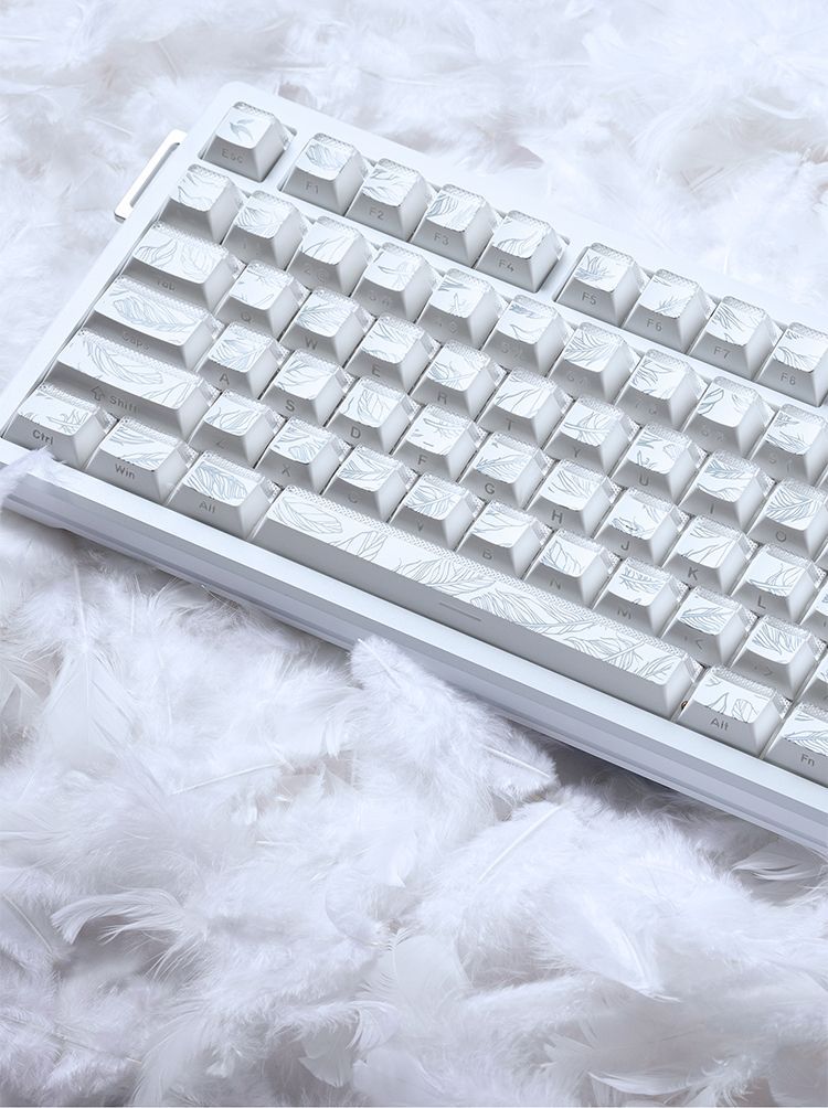 Keycap Pola Bulu 97 Profil Che - Gaming Keyboard Tkl ulasan dan harga