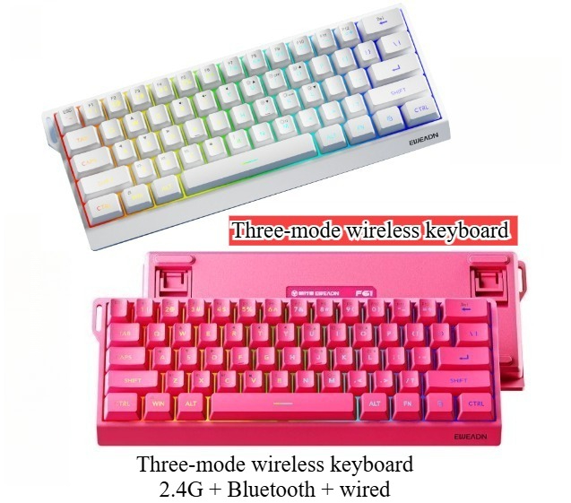 Keyboard Mini Nirkabel 61 Tomb - Gaming Keyboard No Noise ulasan dan harga