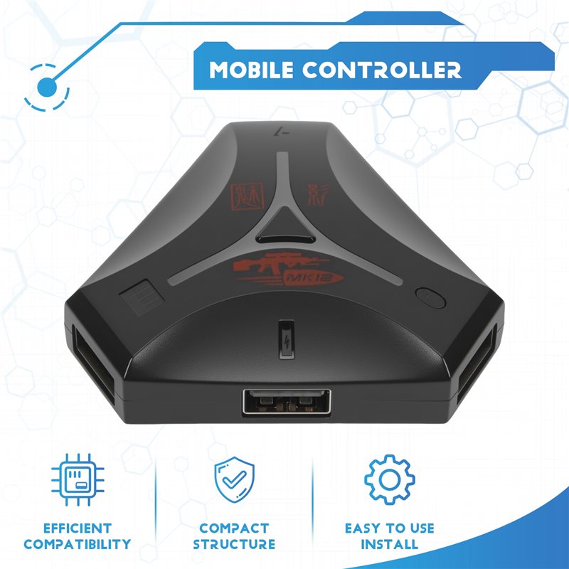 Baru-1 Buah MK12 Plug And Play - Gaming Keyboard And Mouse Converter For Mobile ulasan dan harga