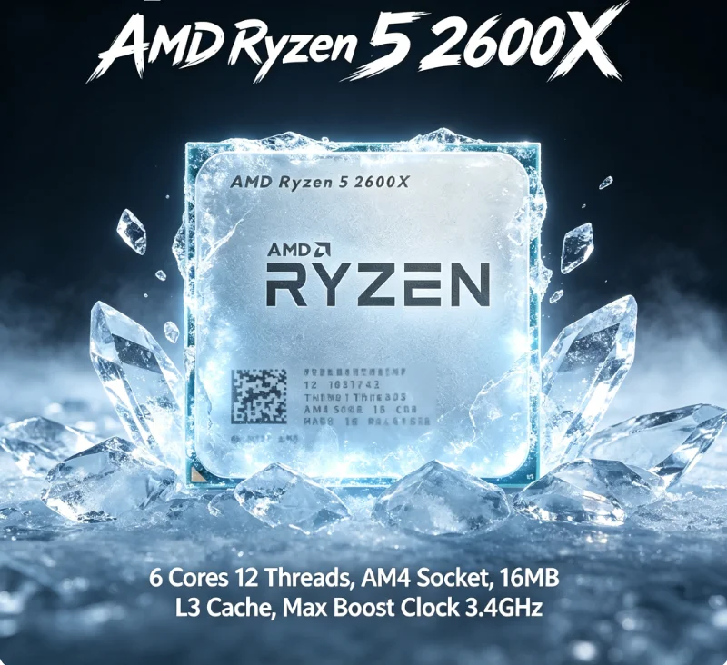 AMD Ryzen 5 2600X AM4 CPU Desk - Amd Cpu Ryzen 5 ulasan dan harga