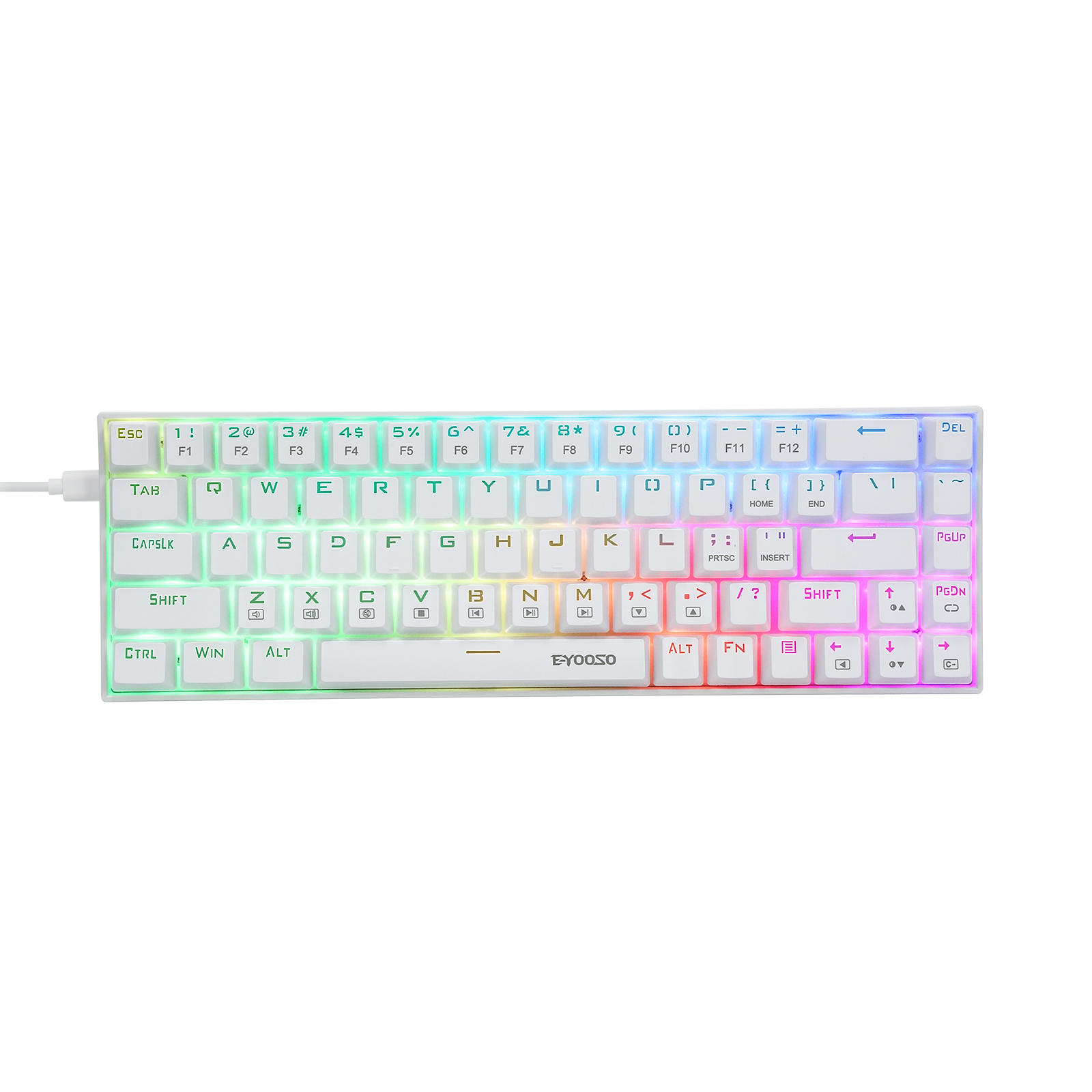 Z-686 60% Keyboard Gaming Meka - Gaming Keyboard E Yooso ulasan dan harga