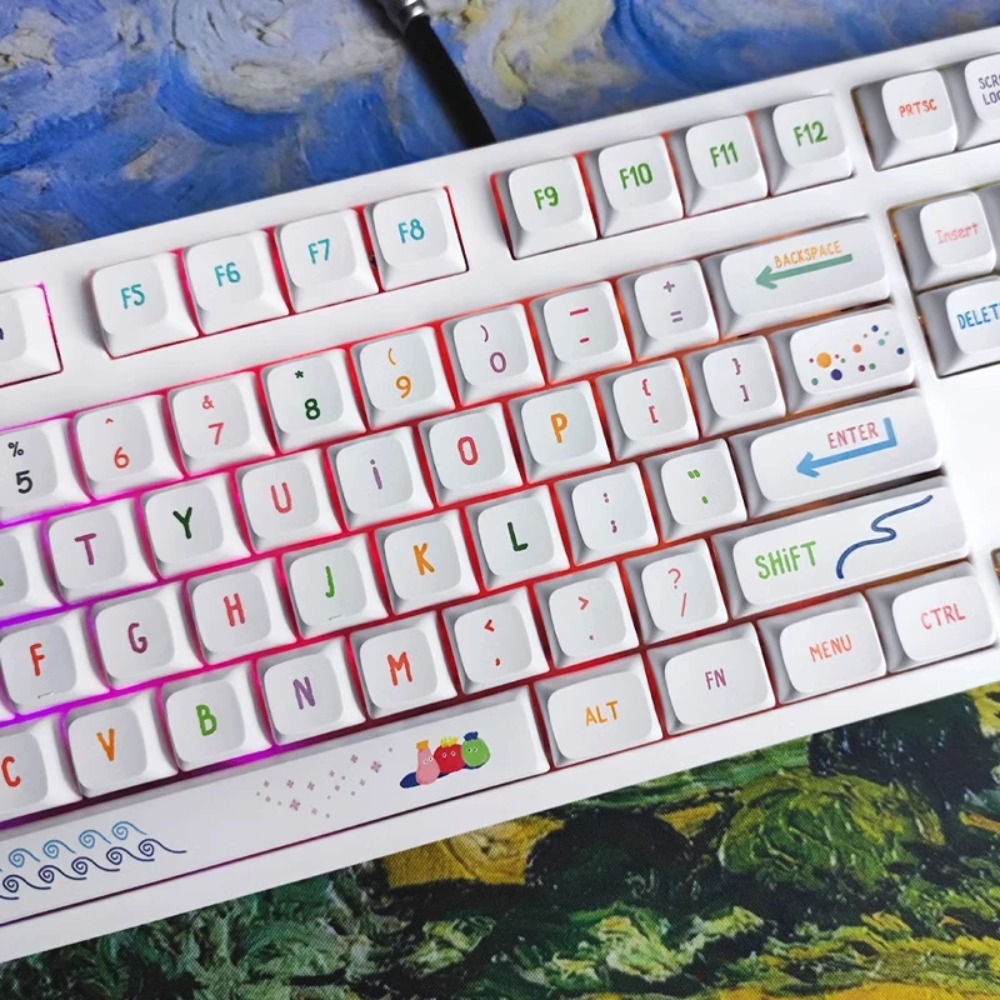 Keycap Seni Musim Panas Yang C - Gaming Keyboard Tkl ulasan dan harga