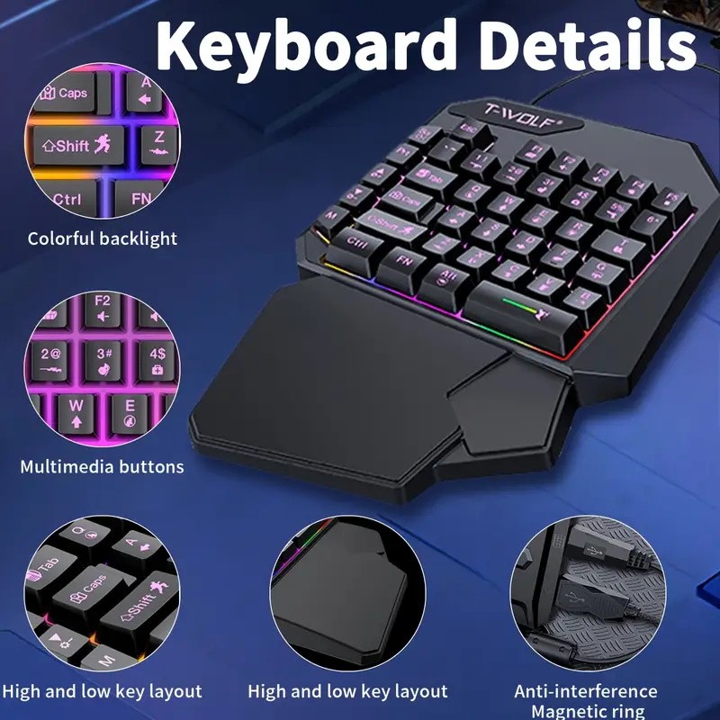 Kombo Keyboard dan Mouse Gamin - Gaming Keyboard And Mouse For Xbox ulasan dan harga