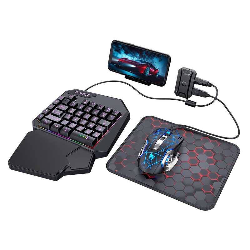 T-Wolf Tf950 5 in 1 Keyboard G - Gaming Keyboard And Mouse For Xbox ulasan dan harga