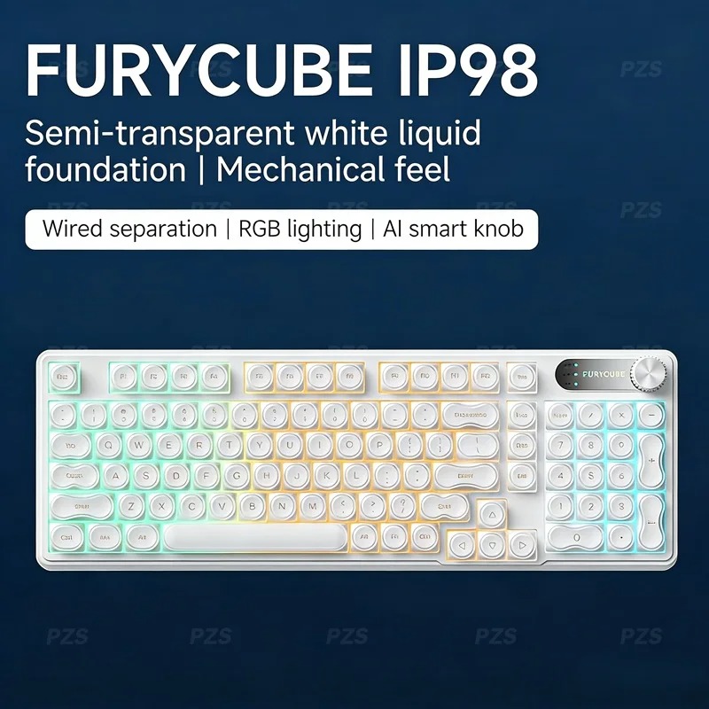 FURYCUBE IP98 Keyboard Berkabe - Gaming Keyboard Ip98 ulasan dan harga
