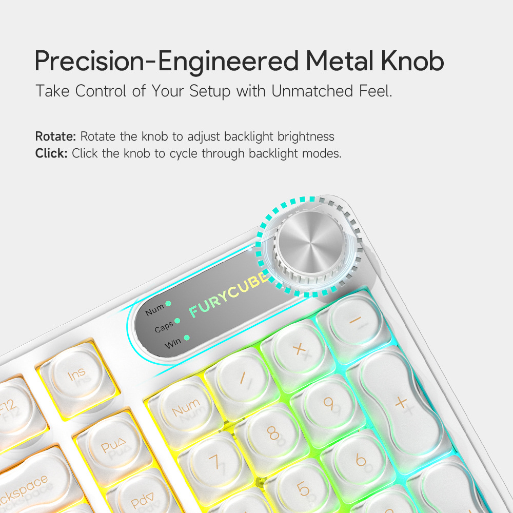 FURYCUBE IP98 Keyboard Membran - Gaming Keyboard Ip98 ulasan dan harga