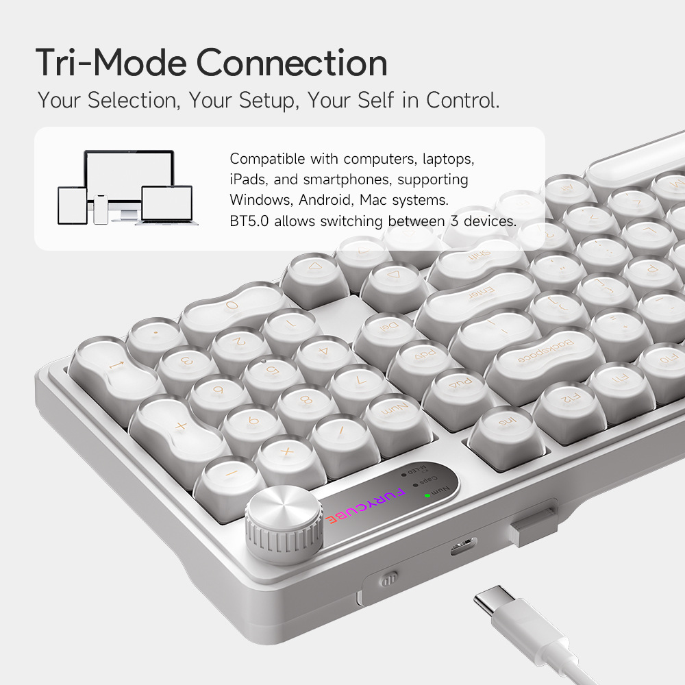 FURYCUBE IP98 Keyboard Membran - Gaming Keyboard Ip98 ulasan dan harga
