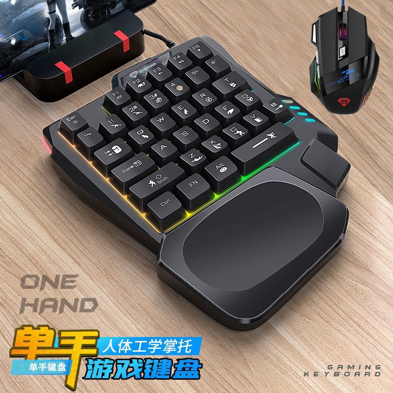 Keyboard satu tangan K5 Gungod - Keyboard Gaming Amazon ulasan dan harga