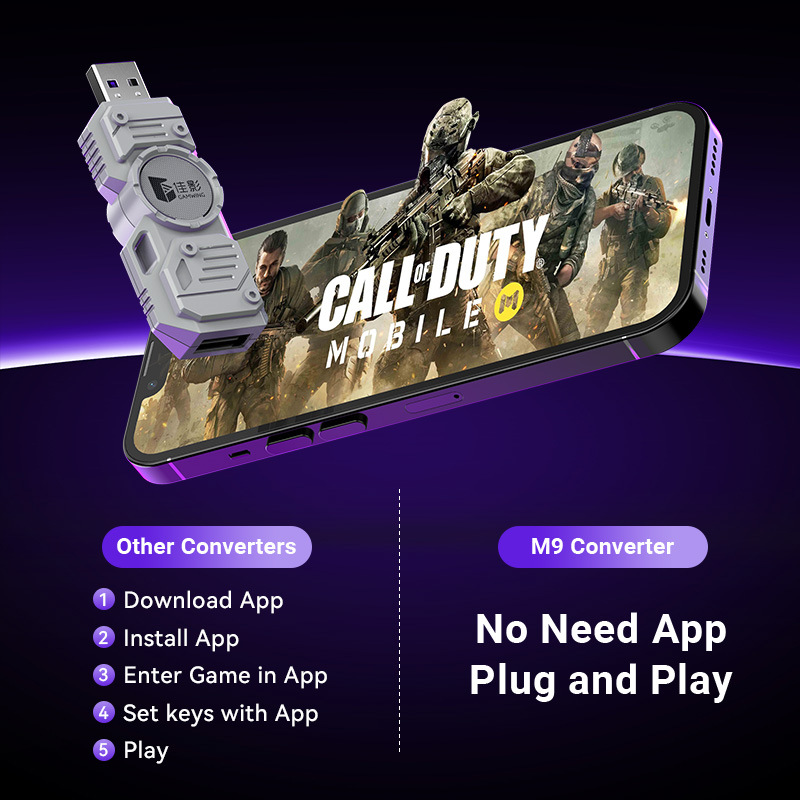 Kit Konverter Game Mobile Mobi - Gaming Keyboard And Mouse Converter For Mobile ulasan dan harga