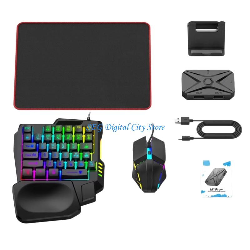 U75B Adaptor Mouse Keyboard Ga - Gaming Keyboard And Mouse Converter For Mobile ulasan dan harga